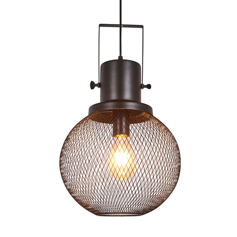 Embrace Industrial Charm: Black Antique Metal Pendant Lamp Lights