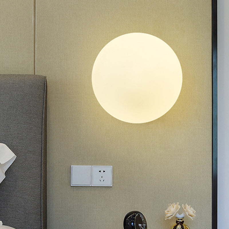 Modern Elegance Meets Warm Illumination: The Gold Opal Glass Wall Sconce