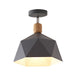 Emma’s Modern Adjustable Macaron Hexagon Ceiling Light - Elevate Your Space With Gray White And