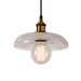 Sabelle’s Grid Glass Ceiling Light With Brass Bowl Shade - Industrial Elegance For Kitchens