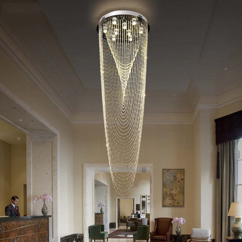 Sparkling Cascade: A Dazzling Display Of Modern Elegance