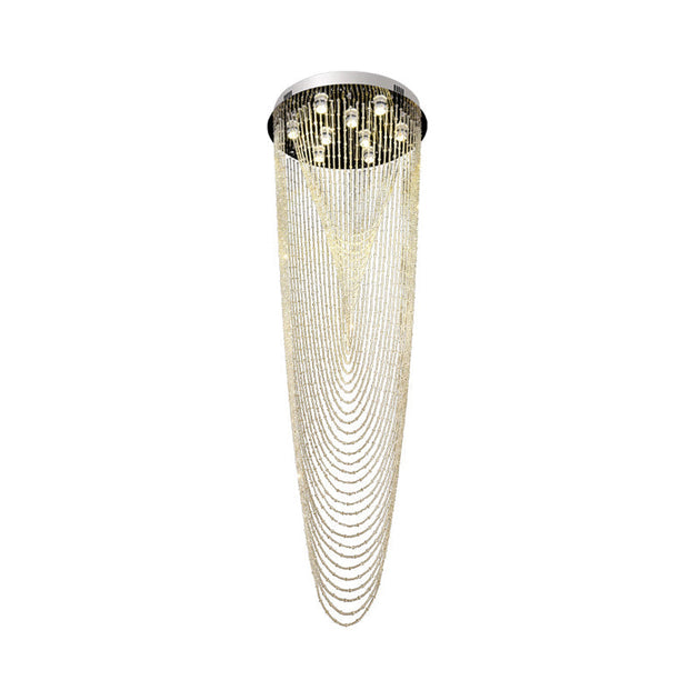 Sparkling Cascade: A Dazzling Display Of Modern Elegance