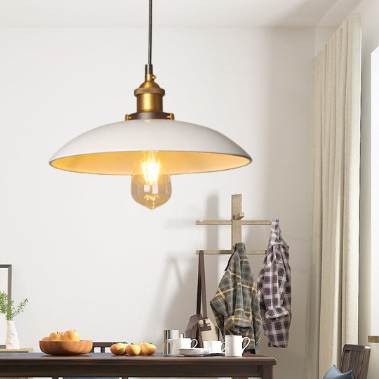 Harper’ Pendant Light - A Touch Of Industrial Chic For Your Dining Room White / 12’