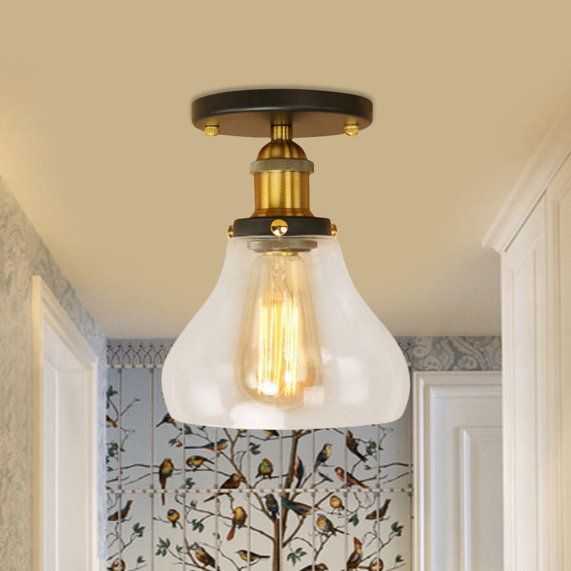 Illuminate Your Space With Timeless Style: The Farmhouse Cone Ceiling Light Satin Brass