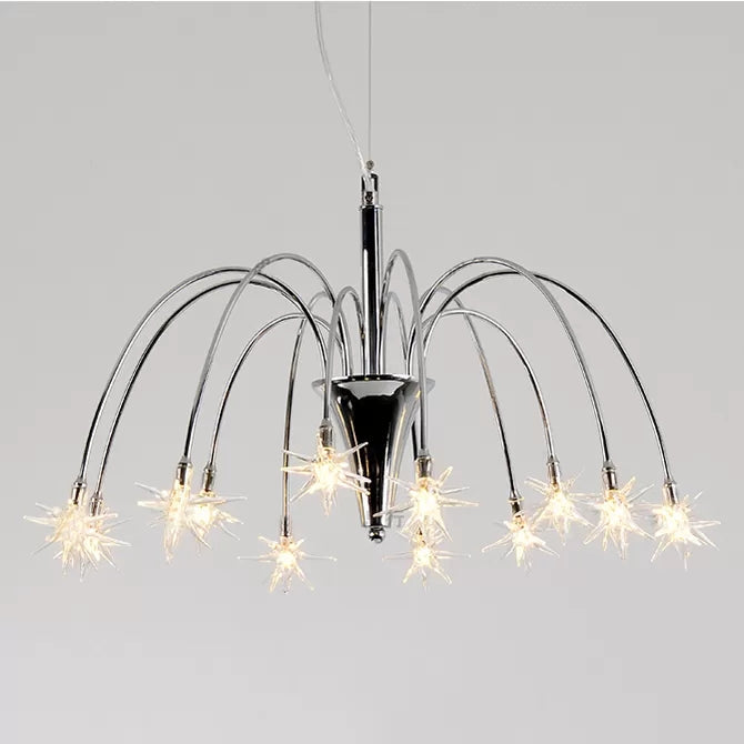 Harlow Sparkling Chandelier - Dazzling Display For Any Space 12 / Silver