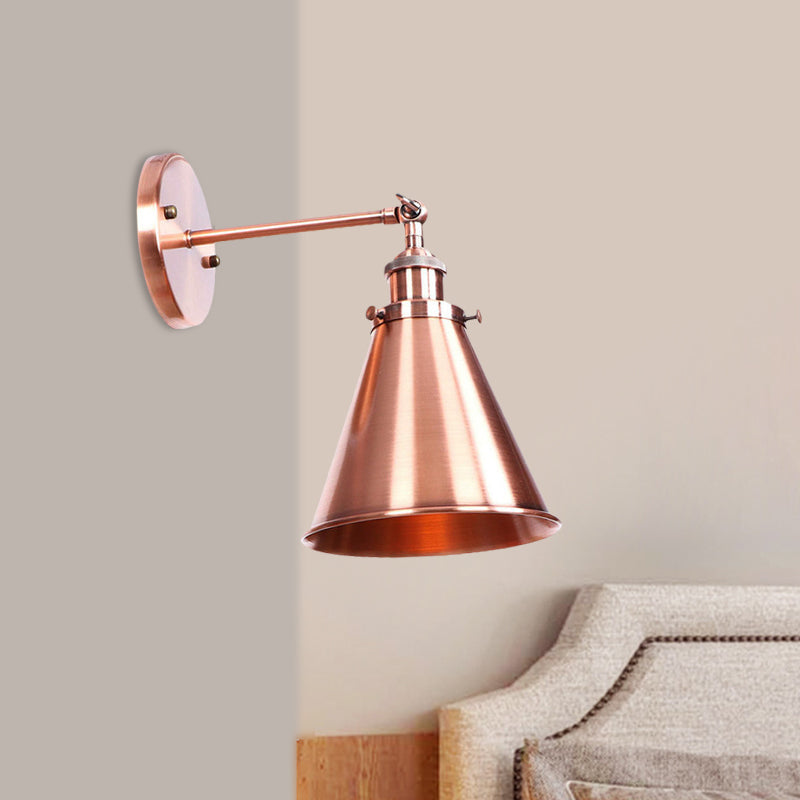 Captivate Your Living Room With Industrial Flair: The Conical Wall Mount Light Wall Light