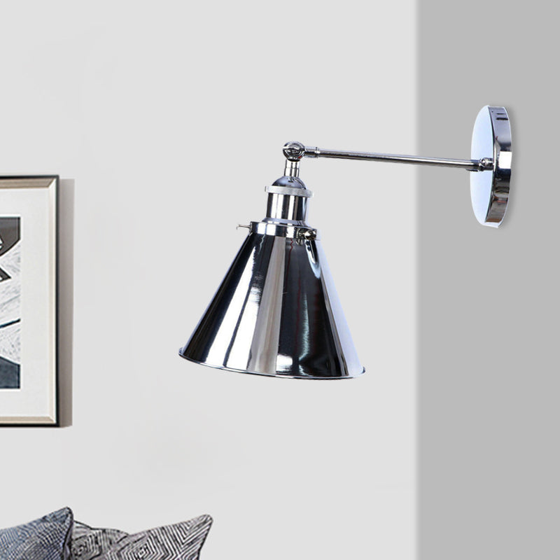 Captivate Your Living Room With Industrial Flair: The Conical Wall Mount Light Wall Light