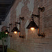 Watson - Rustic Industrial Wall Sconce With Dark Rust Finish (1 - Light)