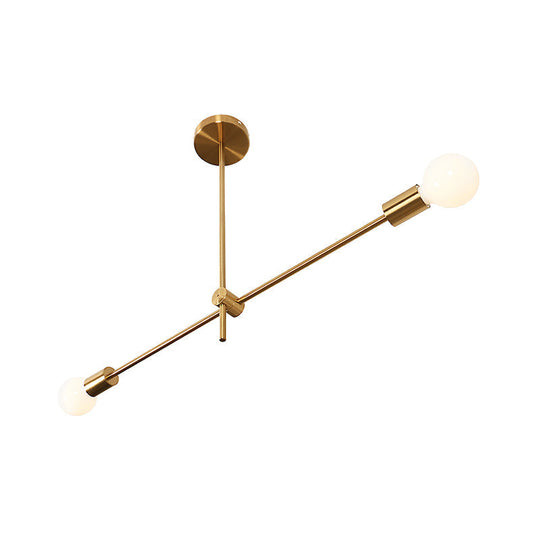 Sophia’s Modern Brass Chandelier - Timeless Elegance