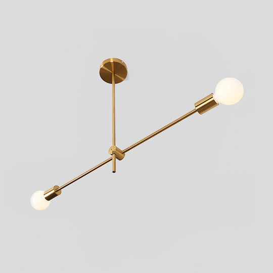 Sophia’s Modern Brass Chandelier - Timeless Elegance