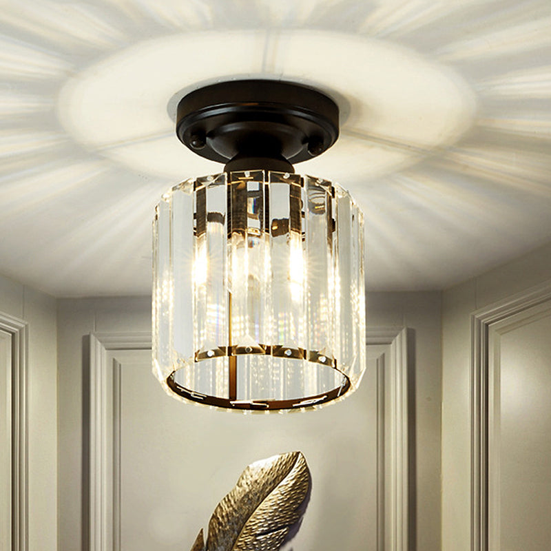 Cyrus’ Modern Cylinder Flush Mount: Sleek Illumination For Your Hallway