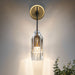 Rowan Elegance Meets Brilliance: Gold Crystal Wall Sconce