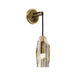 Rowan Elegance Meets Brilliance: Gold Crystal Wall Sconce