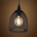 Illuminate Your Space With Industrial Charm: The Bell Metal Pendant Light Black