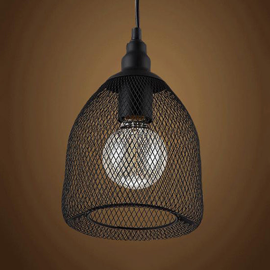 Illuminate Your Space With Industrial Charm: The Bell Metal Pendant Light