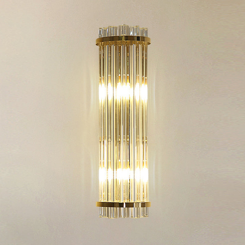 Evelyn - Exquisite 2 - Light Crystal Wall Sconce In Gold Finish