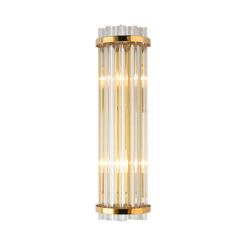 Evelyn - Exquisite 2 - Light Crystal Wall Sconce In Gold Finish