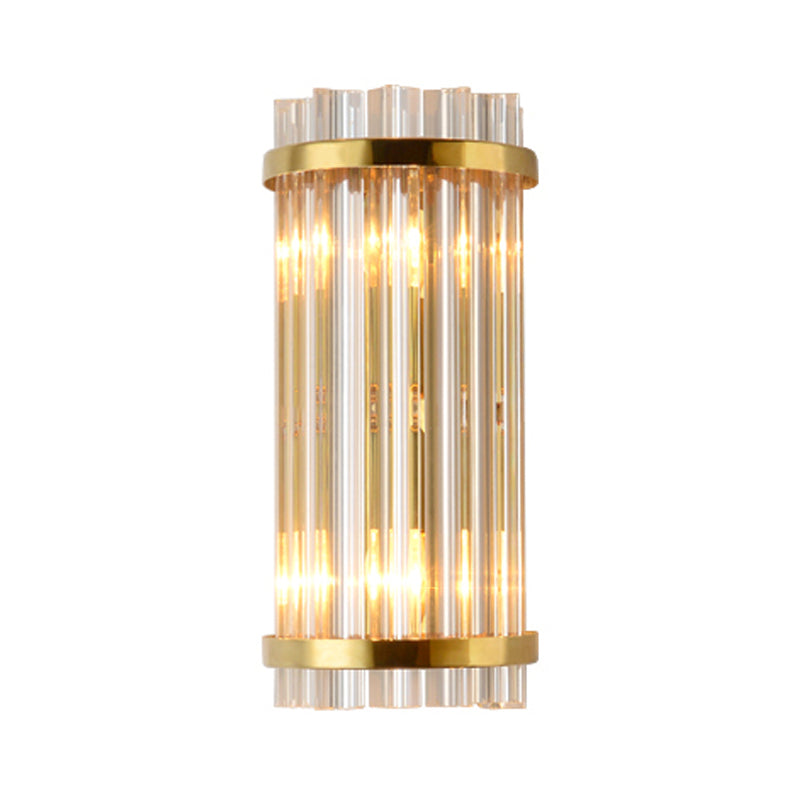 Evelyn - Exquisite 2 - Light Crystal Wall Sconce In Gold Finish