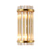 Evelyn - Exquisite 2 - Light Crystal Wall Sconce In Gold Finish