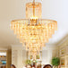 Madilyn Modern Tiered Chandelier: Add Dazzling Elegance To Your Space Gold / 23.5’