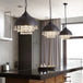 Harlow - Glamorous Industrial Pendant Light With Crystal Accents (1 - Light)