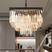 Ariel Cascading Crystal Elegance: Modern Chandelier (5 Tiers Or More) Chandelier