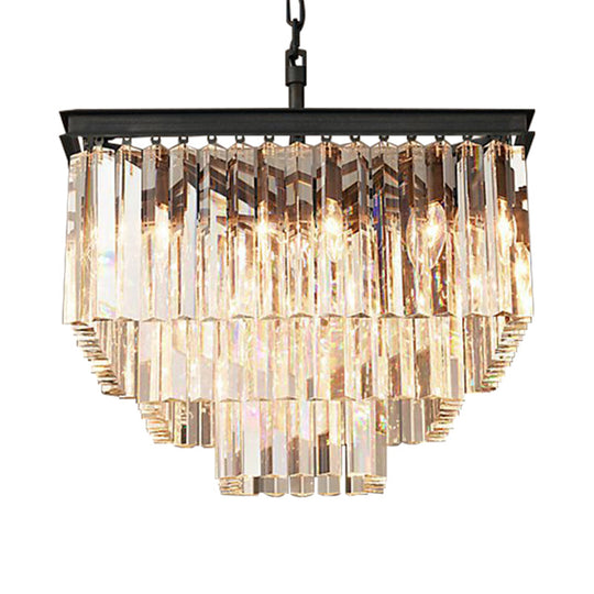 Ariel Cascading Crystal Elegance: Modern Chandelier (5 Tiers Or More) Chandelier