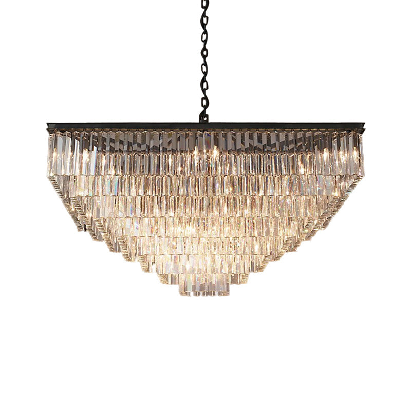 Ariel Cascading Crystal Elegance: Modern Chandelier (5 Tiers Or More) Chandelier