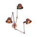 Piper - Adjustable Industrial Sconce With Metal Cone Shade (2 Or 3 Bulbs)