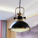 Industrial Spotlight - Adjustable Black Metal Pendant Lamp