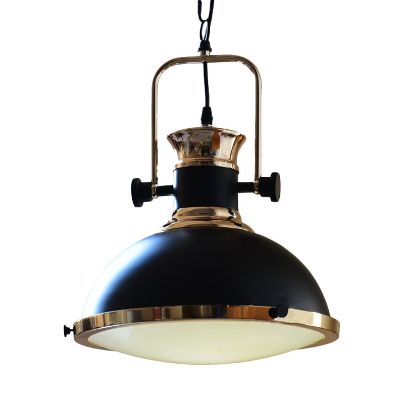 Industrial Spotlight - Adjustable Black Metal Pendant Lamp