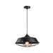 Modern Farmhouse Meets Industrial Chic: The Height Adjustable Black & White Pendant Lamp