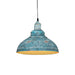 Diana’s Industrial Charm: Blue/Rust Metal Barn Pulley Pendant Lamp Lights