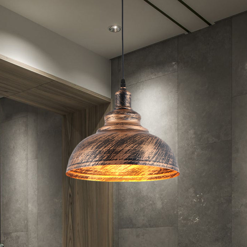 Aubrey Rustic Barn Pendant Lamp - Industrial Charm For Any Space Rust / 12’