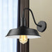 Illuminate Your Space With Industrial Chic: The Barn Wall Sconce Gooseneck Arm Black / 10’