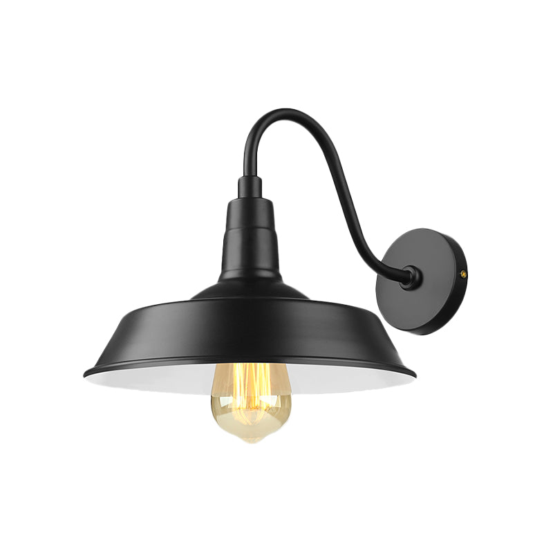 Illuminate Your Space With Industrial Chic: The Barn Wall Sconce Gooseneck Arm