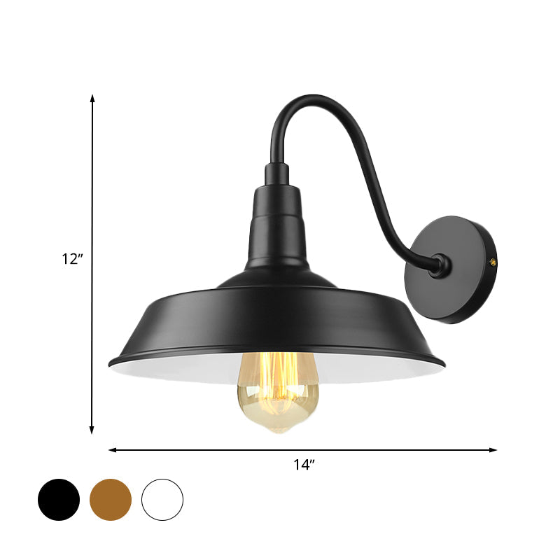 Illuminate Your Space With Industrial Chic: The Barn Wall Sconce Gooseneck Arm