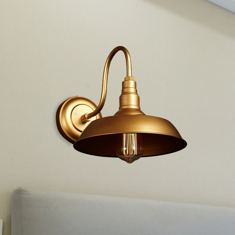 Illuminate Your Space With Industrial Chic: The Barn Wall Sconce Gooseneck Arm