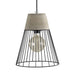 Finley - Modern Industrial Pendant Light With Tapered Shade And Wire Guard