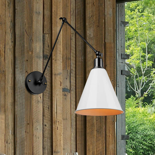 Alistair’s Industrial Wall Sconce - Classic 1 - Light Swing Arm Wall Light