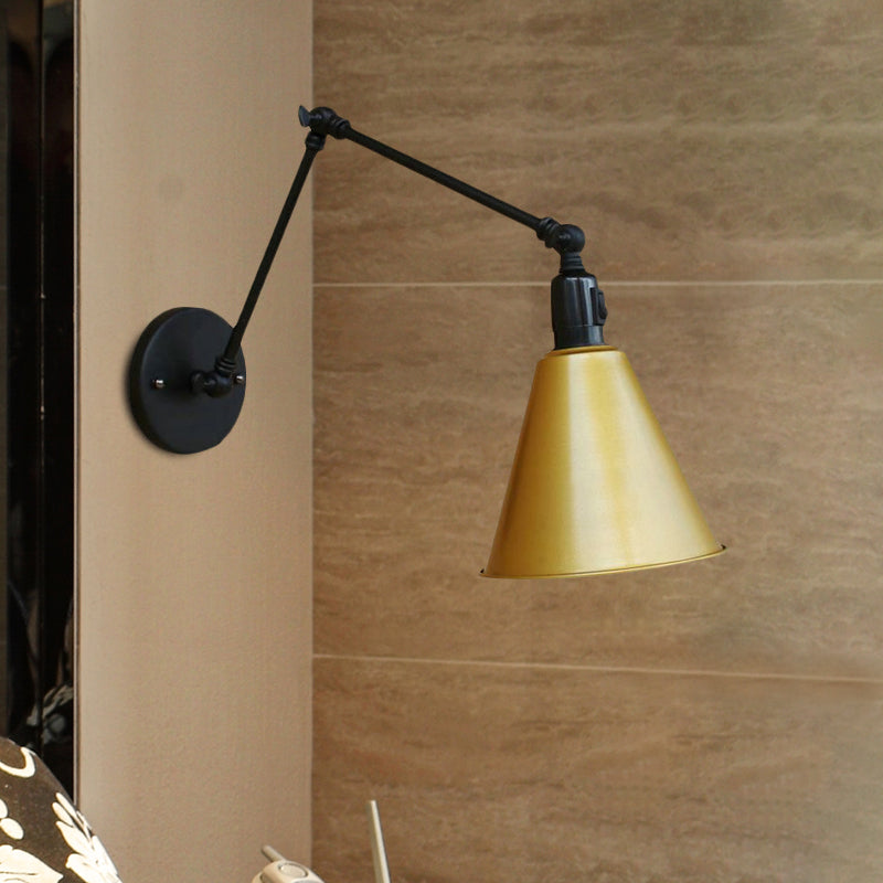 Alistair’s Industrial Wall Sconce - Classic 1 - Light Swing Arm Wall Light