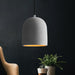 Hadley Industrial Pendant Lamp: Grey Cement Dome For Vintage Charm