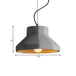 Hadley Industrial Pendant Lamp: Grey Cement Dome For Vintage Charm