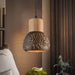 Enrich Your Space With Industrial Charm And Natural Beauty: The Cement Ceiling Light Wood Dome