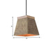 Stephanie Industrial Pendant Lamp: Rustic Elegance In Cement And Wood