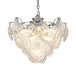 Brielle’s Crystal Chandelier - Modern Elegance With Tapered Petals (10 Lights) Chandelier