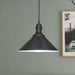 Lydia Charming Conical Pendant: Farmhouse Flair For Any Room Black