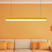 Chloe’s Modern Tubular Pendant: Illuminate Your Dining Room In Style Yellow