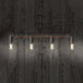 Embrace Industrial Charm And Ample Illumination: The 4 - Bulb Linear Pipe Wall Sconce Rust Wall