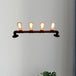 Embrace Industrial Charm And Ample Illumination: The 4 - Bulb Linear Pipe Wall Sconce Wall Light